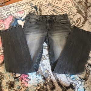 Cat & Jack boys size 12 grey/washed jeans.